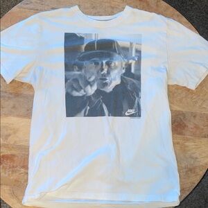 Nike White Graphic Tee for Men